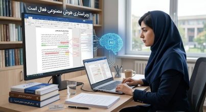 ویراستاری پایان نامه با هوش مصنوعی